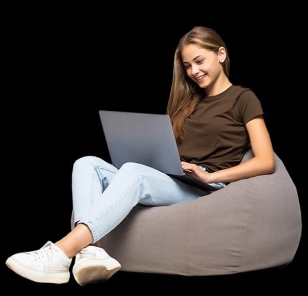 Student studying at Yoshita Academy